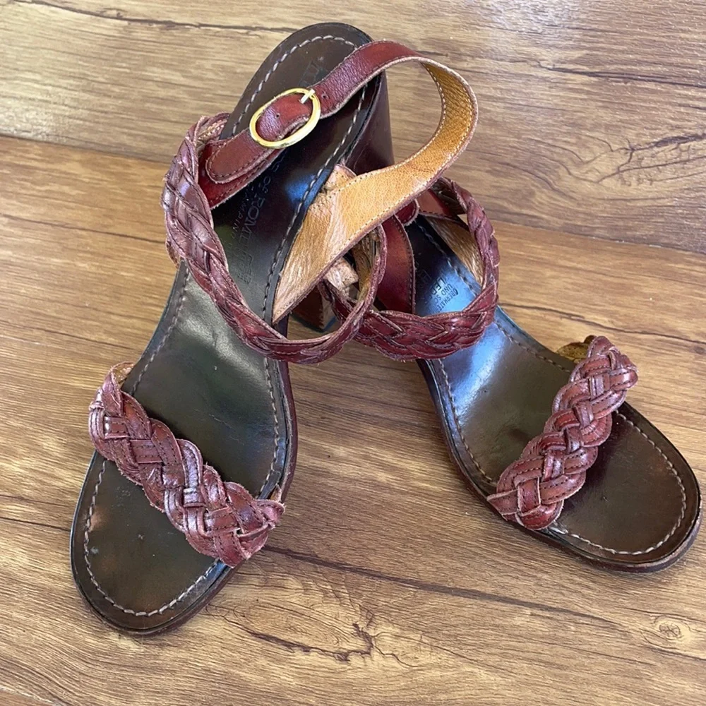 Vero Cuoio agnes of rome sandals  size 38 US size 7.5